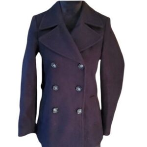 Old Navy Coat Womens XS Black Peacot